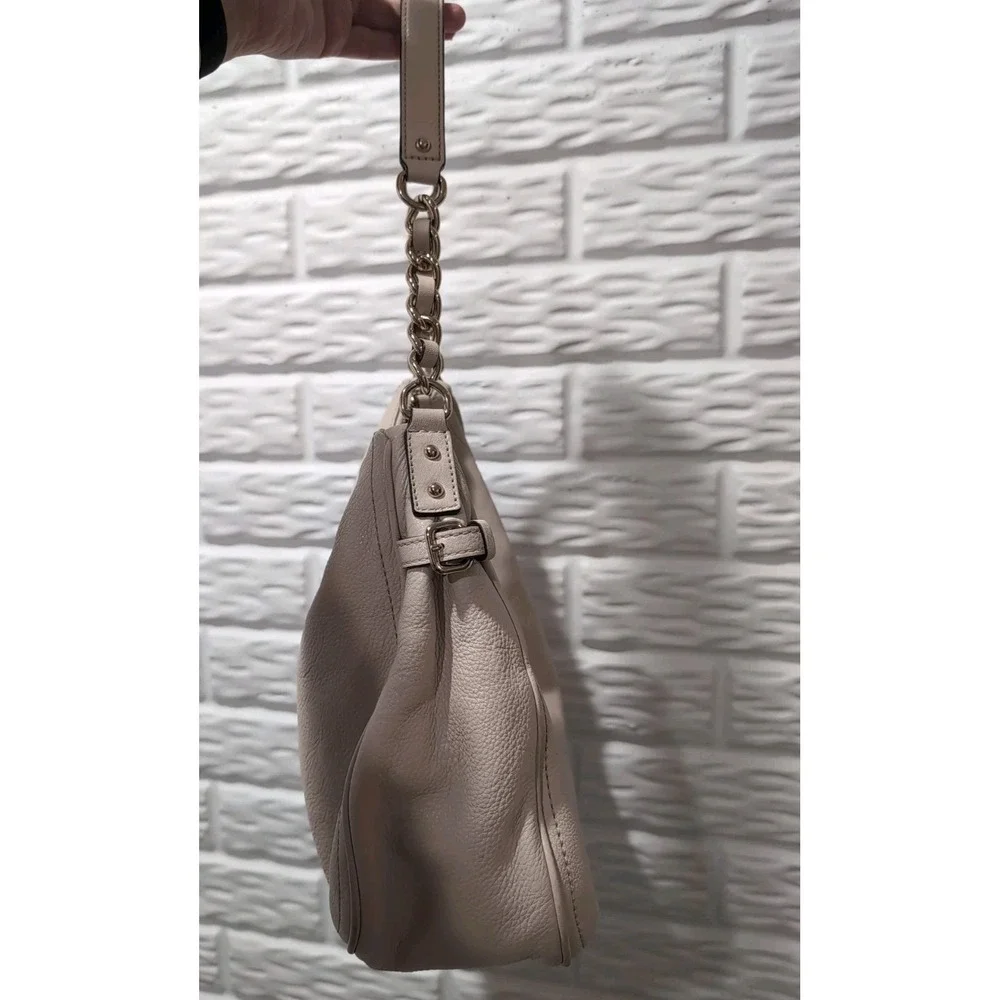 Kate Spade New York Pebble Leather Pine Street Finley Hobo Shoulder Handbag Pink